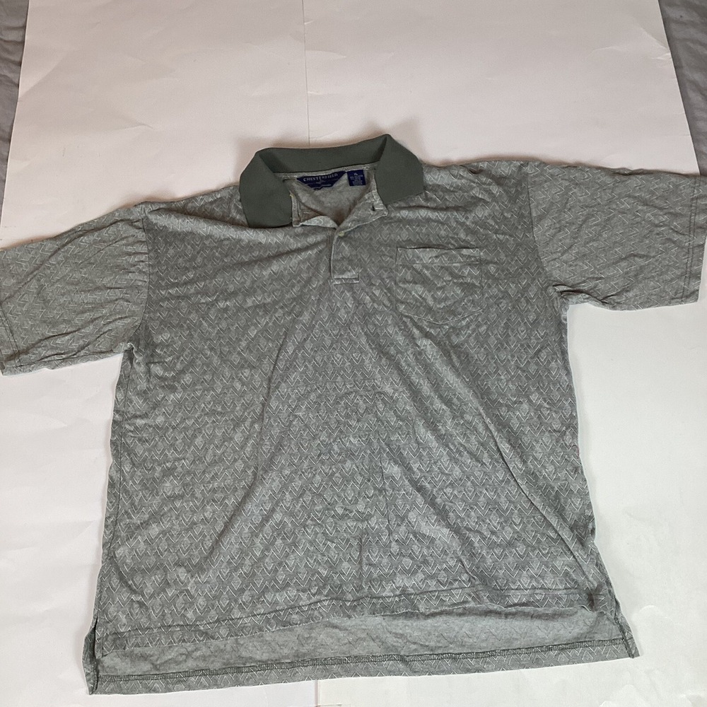 Chesterfield Mens Polo Top Size XL Stretch Golf Short Sleeve Comfort Casual